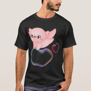 Camiseta Ajolote Pequeño – Sticker de Criatura Acuática A