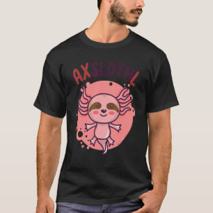 Camiseta Ajolote Perezoso Axslothl Salamandra Mexicana