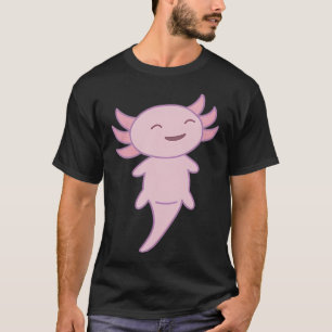 Camiseta ajolote rosa lindo