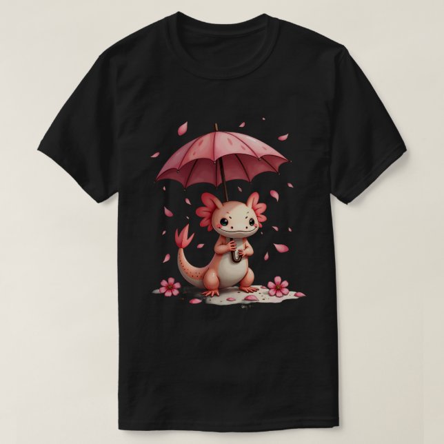 Camiseta Ajolote Sakura (Diseño del anverso)