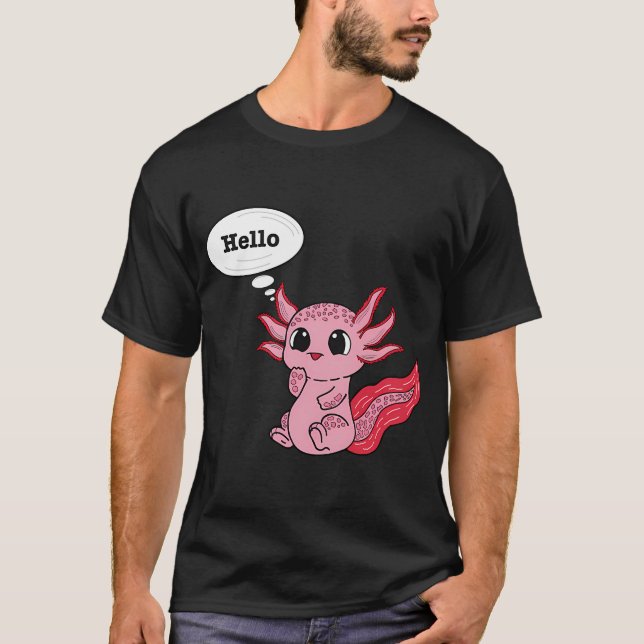 Camiseta Ajolote saludando (Anverso)