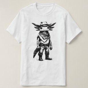 Camiseta ajolote vaquero