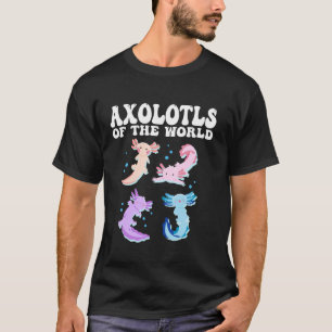 Camiseta Ajolotes Del Mundo Pez Andante Anfibio Lindo 