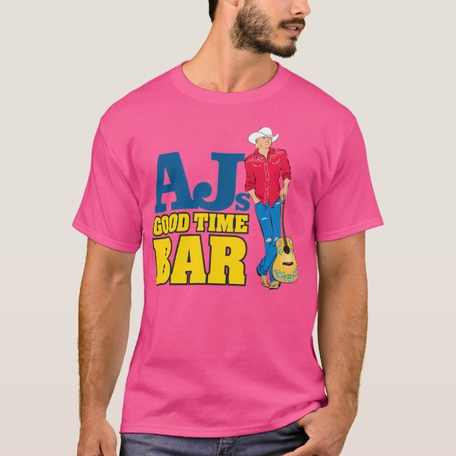 Camiseta Ajs Good Time Bar Guitar (Anverso)