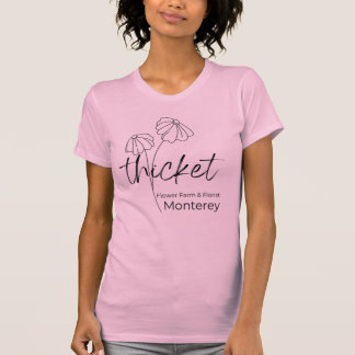Camiseta ajustada a la delgada camiseta de las muj