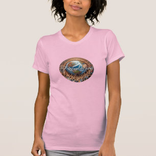 Camiseta ajustada a la piel de las mujeres Bella+C