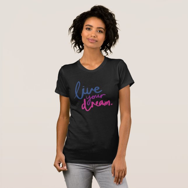 Camiseta ajustada a la piel de las mujeres Bella+C (Anverso completo)