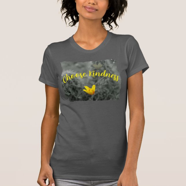 Camiseta ajustada Choose Kindness (Anverso)