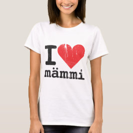 Camiseta ajustada de mujer I Love Mämmi