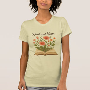Camiseta ajustada para lectura y crecimiento