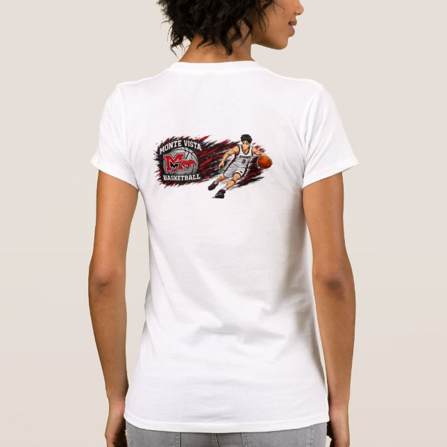 camiseta ajustada para mujer  (Reverso)
