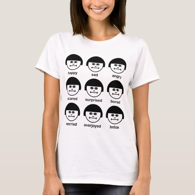 Camiseta ajustada para mujer Botox (Anverso)
