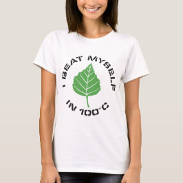 Camiseta ajustada para mujer "Me golpeo a mí mismo