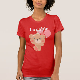 Camiseta ajustada para mujeres adorables