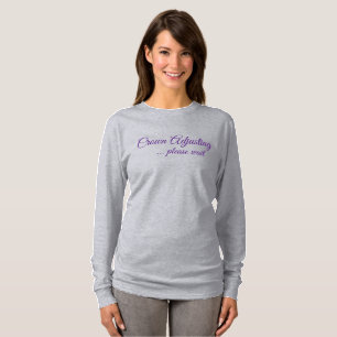 Camiseta ajustada por la corona para mujeres