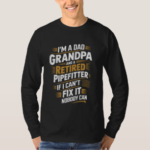 Camiseta Ajustador de Tuberías Fontanero Jubilación Jubilad