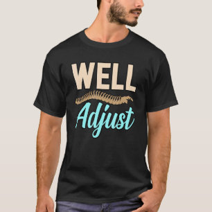 Camiseta Ajustar bien el quiropráctico Ciropráctico Ciruela