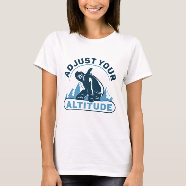 Camiseta Ajustar la altitud (Anverso)