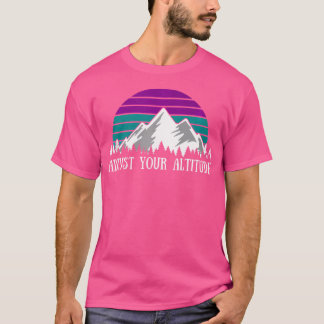 Camiseta Ajustar tu altitud Graciosa escalada de Pun Rock