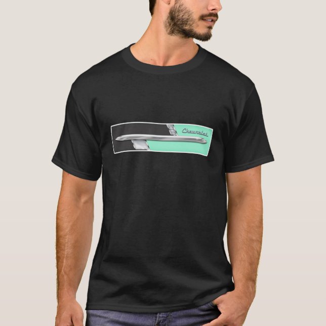 Camiseta Ajuste 1956 del cromo del Bel Air 150 (Anverso)