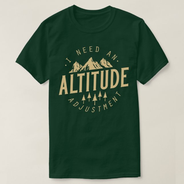 Camiseta Ajuste de altitud 3 (Diseño del anverso)