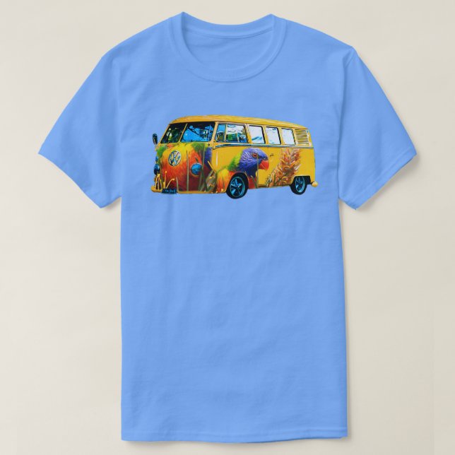Camiseta Ajuste de bus de Lorikeet (Diseño del anverso)
