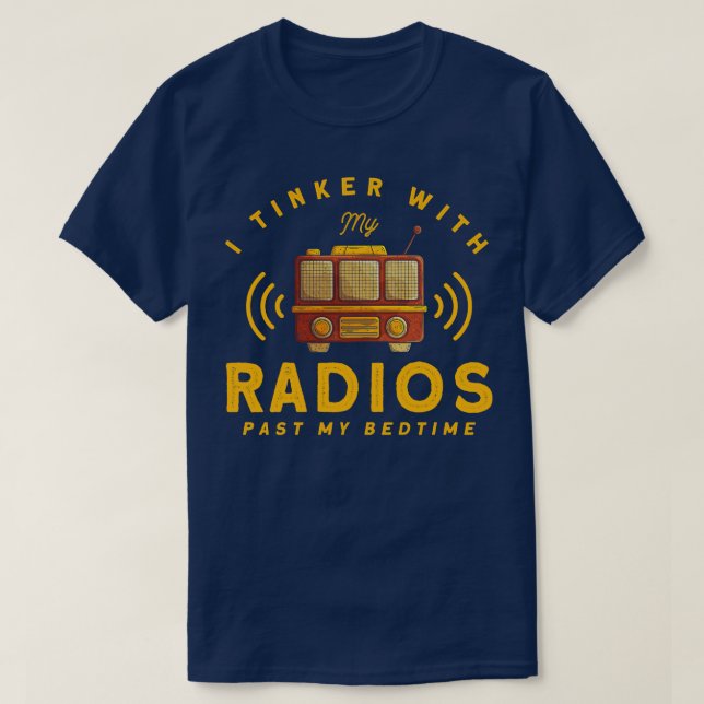 Camiseta Ajuste del obsequio de radio de antena de Ham Radi (Diseño del anverso)