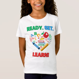 Camiseta Ajuste listo para volver a la escuela