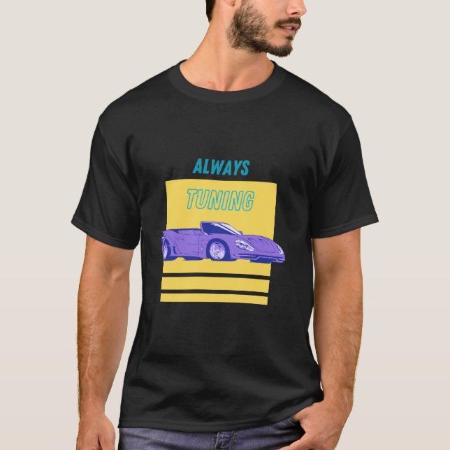Camiseta Ajuste Siempre El Coche (Anverso)