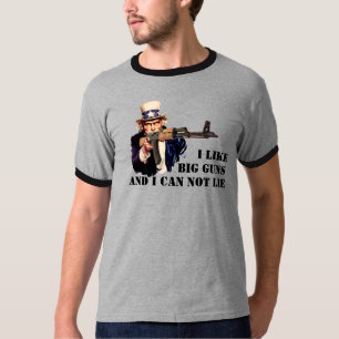 Camiseta AK-47 - tengo gusto de los ARMAS grandes y no