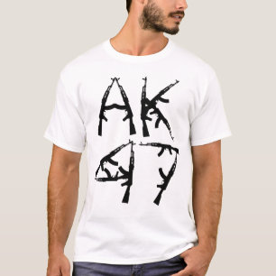 Camiseta AK-47, tirador del rifle de asalto