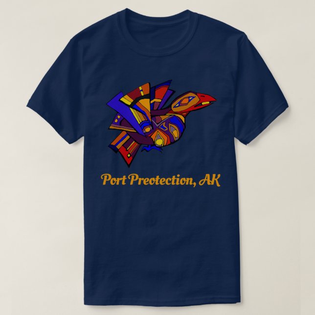 Camiseta Ak de protección portuaria nativo estadounidense  (Diseño del anverso)