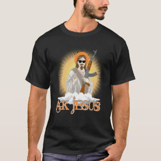 Camiseta AK Jesus Está Usando Gafas De Sol Nube Brillante