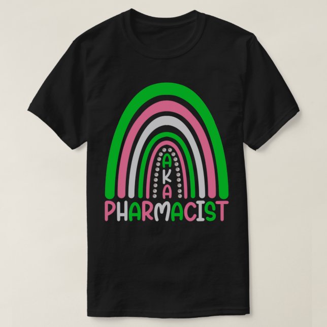 Camiseta AKA Pharmacist Aka Paraphernalia Alpha Kappa Soror (Diseño del anverso)
