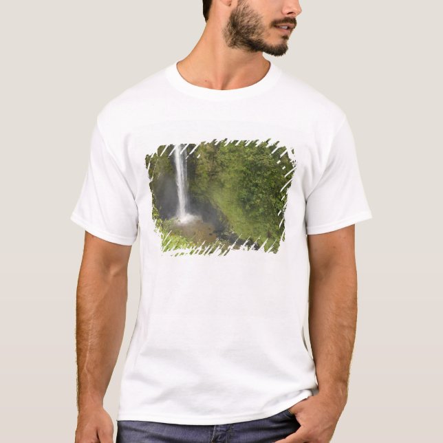 Camiseta Akaka Falls, Costa de Hamakua, Isla de Hawaii, (Anverso)