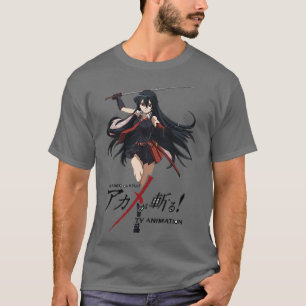 Camiseta Akame ga mata la espada de los ojos rojos
