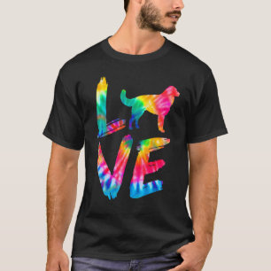 Camiseta Akbash Tie Dye Love Dog Mom