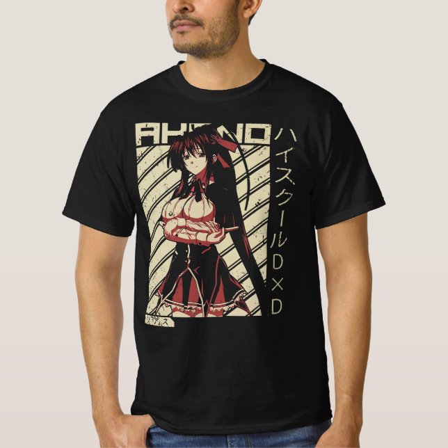 Camiseta  Akeno Himejima - Carretera Wifu Anime de la escue (Anverso)