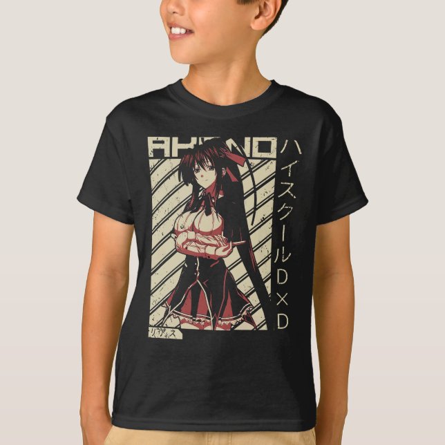Camiseta  Akeno Himejima - Carretera Wifu Anime de la escue (Anverso)