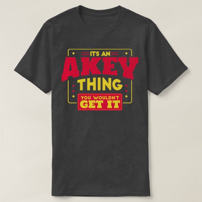 Camiseta Akey (Diseño del anverso)