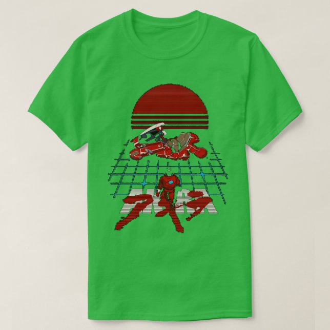 Camiseta Akira Neo cyberpunk (Diseño del anverso)