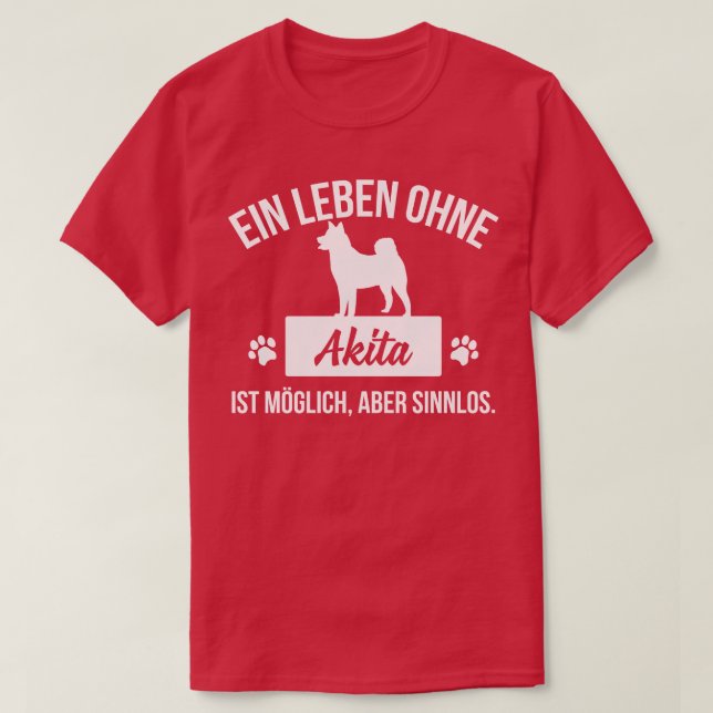 Camiseta Akita (Diseño del anverso)