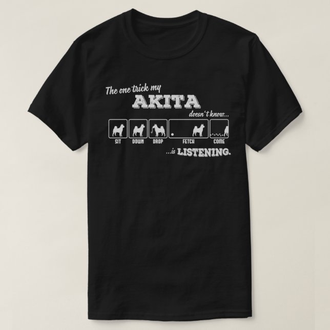 Camiseta Akita 3 (Diseño del anverso)