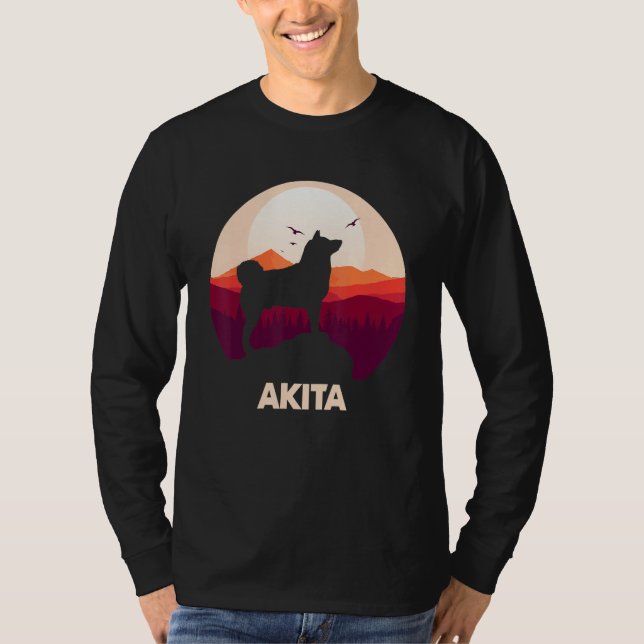 Camiseta Akita and Moon Halloween 1 (Anverso)