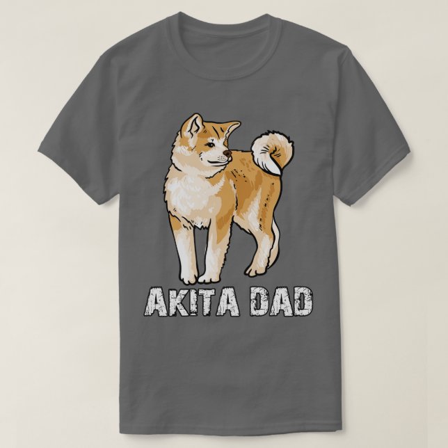 Camiseta Akita Dad (Diseño del anverso)