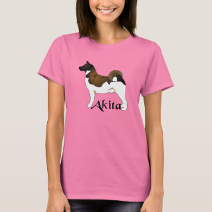 Camiseta Akita, detallado