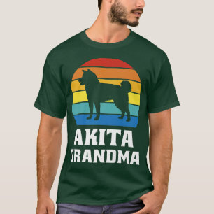 Camiseta Akita Dog Abuela Mascota Animal Amante de Madre y 