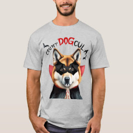 Camiseta Akita Dog Count DOGcula Funny Perro Halloween
