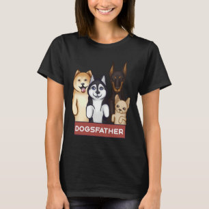 Camiseta Akita Husky Doberman Y Chihuahua Se Ponen De Pie E