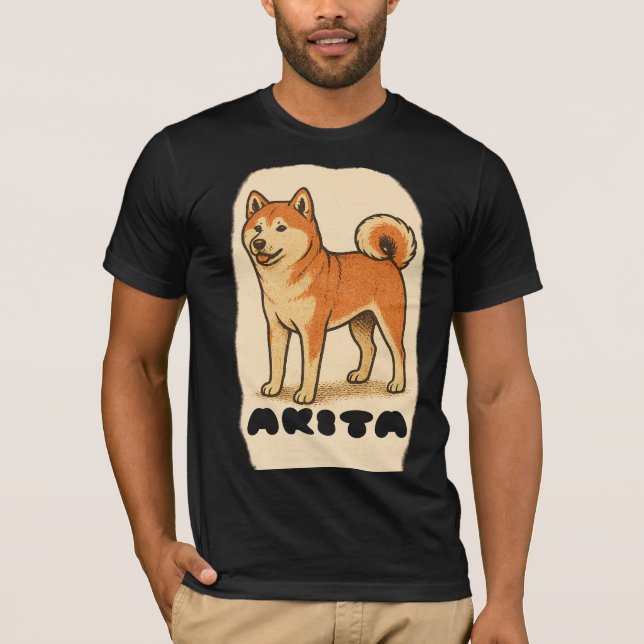 Camiseta AKITA INU (Anverso)